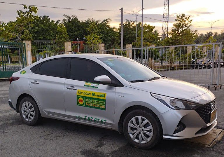 xe taxi mai linh bến tre