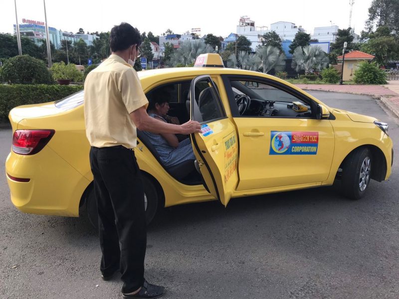 taxi giá rẻ màu vàng tân an