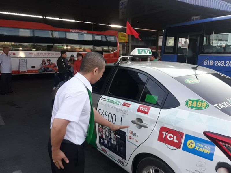 xe taxi tiểu cần trà vinh